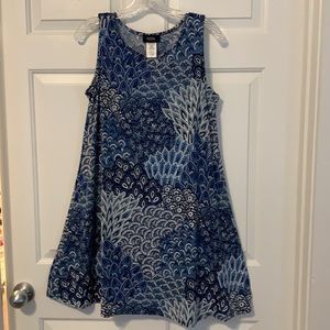 Retro sleeveless swing/fit and flare dress. MSK, like new - worn once.